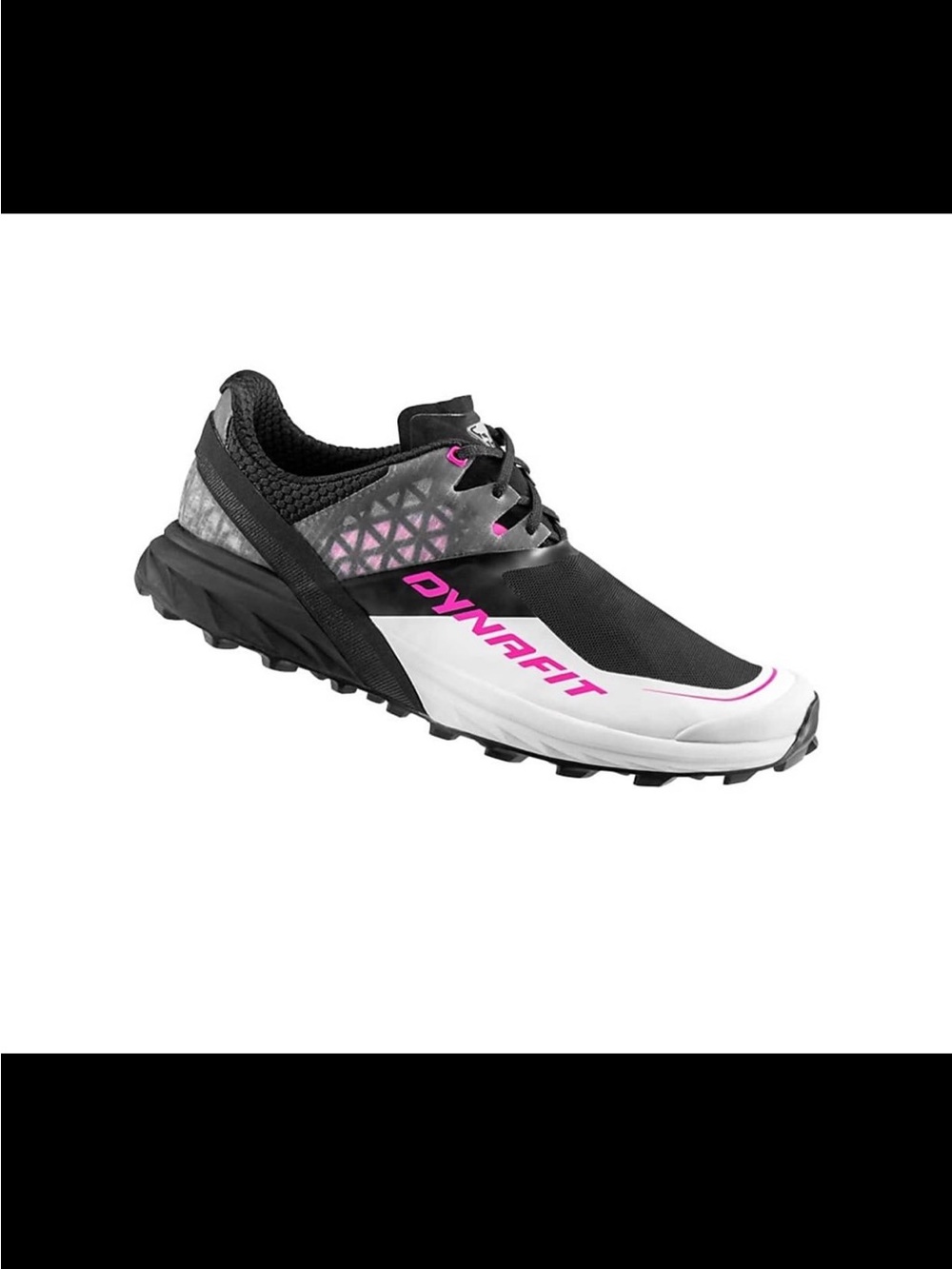 Women’s Trail Running Shoe - Black/White/Pink
